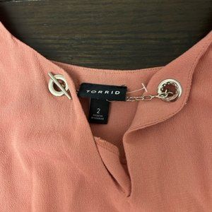 2 Blouses Pink and Gray